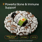 NatureBell Vitamina D3+K2 10.000 UI + 200 mcg MK-7 - 240 Cápsulas Blandas