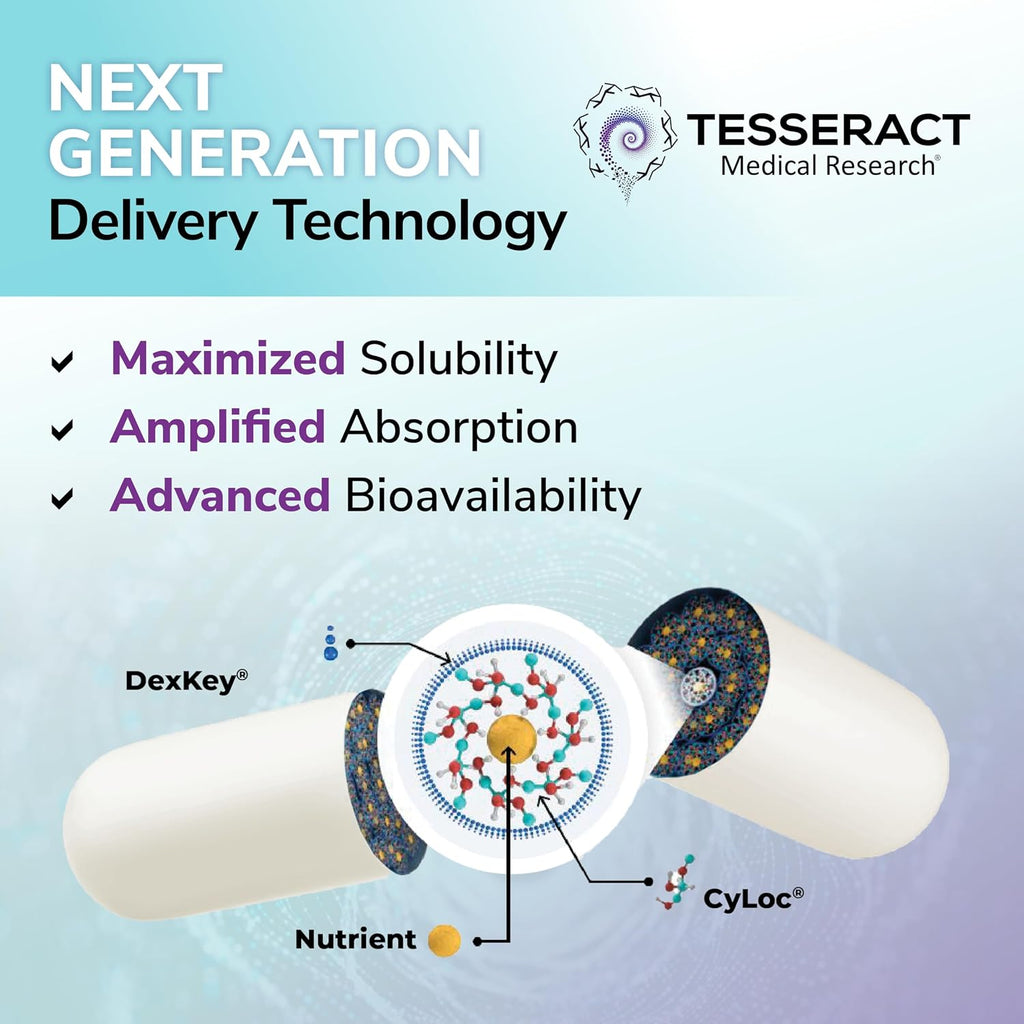 Tesseract Medical Research BerberActiv-QR Berberina 350mg, 90 Cápsulas Vegetarianas
