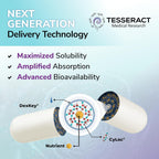 Tesseract Medical Research BerberActiv-QR Berberina 350mg, 90 Cápsulas Vegetarianas