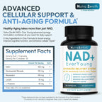 Suplemento NAD+ con Nicotinamida Ribósido, CoQ10 y Resveratrol – 60 Cápsulas