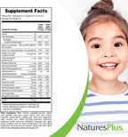 NaturesPlus Animal Parade Multivitamínico Líquido Infantil - Sabor Tropical Berry - 240 ml