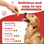 VivaElixir Suplemento para Bultos en Perros - Masticables Inmunológicos con Hongos y Curcumina, 150 uds