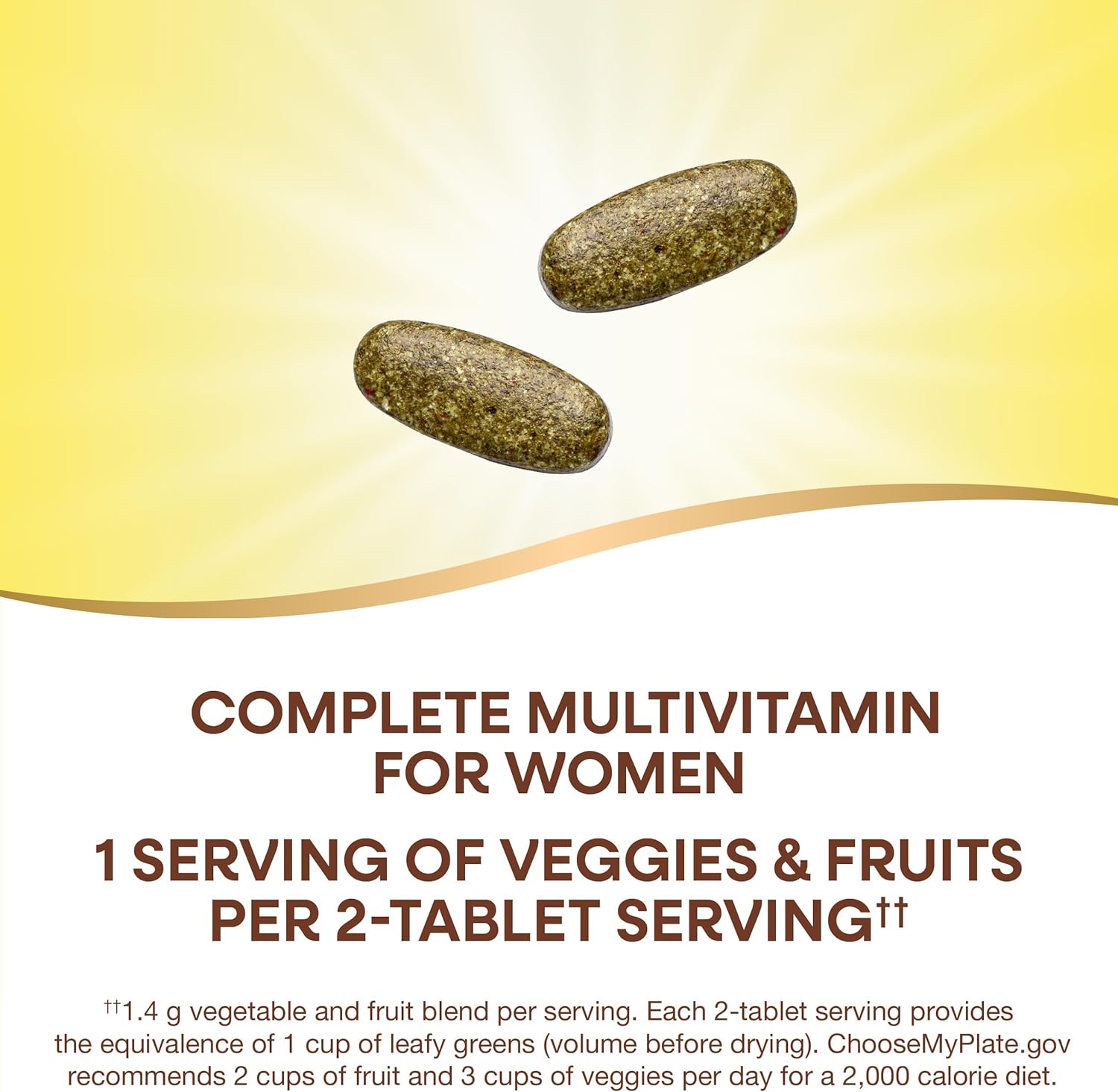 Nature's Way Alive! Multivitamínico Completo para Mujeres con Frutas y Verduras Orgánicas, 60 Comprimidos