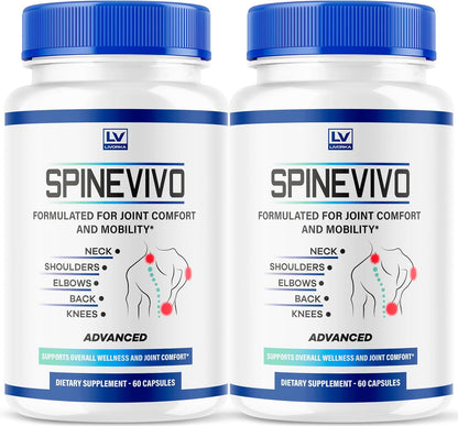 Spine Vivo Plus Cápsulas (2 Pack) – 120 Cápsulas para 2 Meses – Image 1