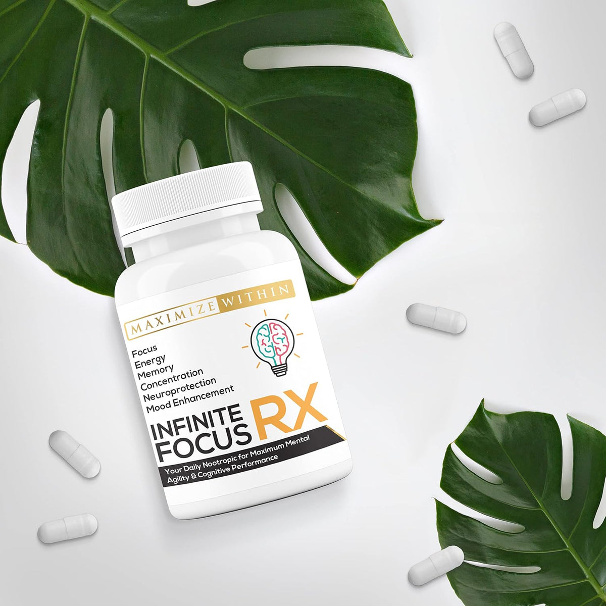 Maximum Slim Infinite Focus RX Nootropic Capsules - görsel 5