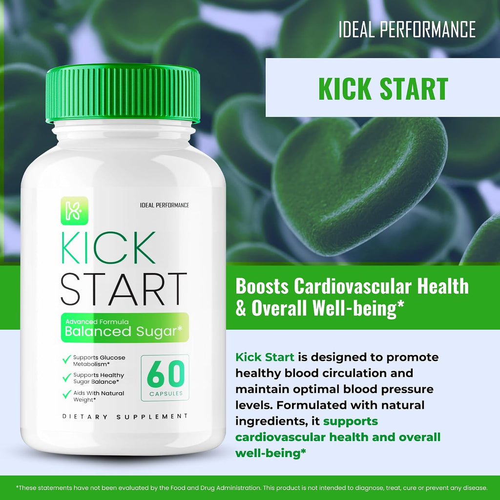 Kick Start Capsules, Fórmula Premium para Circulación Saludable y Niveles Estables (5 Pack)