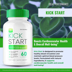 Kick Start Capsules, Fórmula Premium para Circulación Saludable y Niveles Estables (5 Pack)