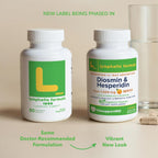 Fórmula Linfática VITASUPPORTMD - Diosmin Hesperidina 1000mg con Selenio y Vitamina D3, 60 Cápsulas