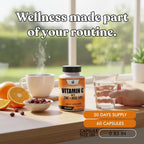 American Standard Supplements Vitamina C 2000mg, Zinc 40mg y Escaramujo 50mg - 60 Cápsulas