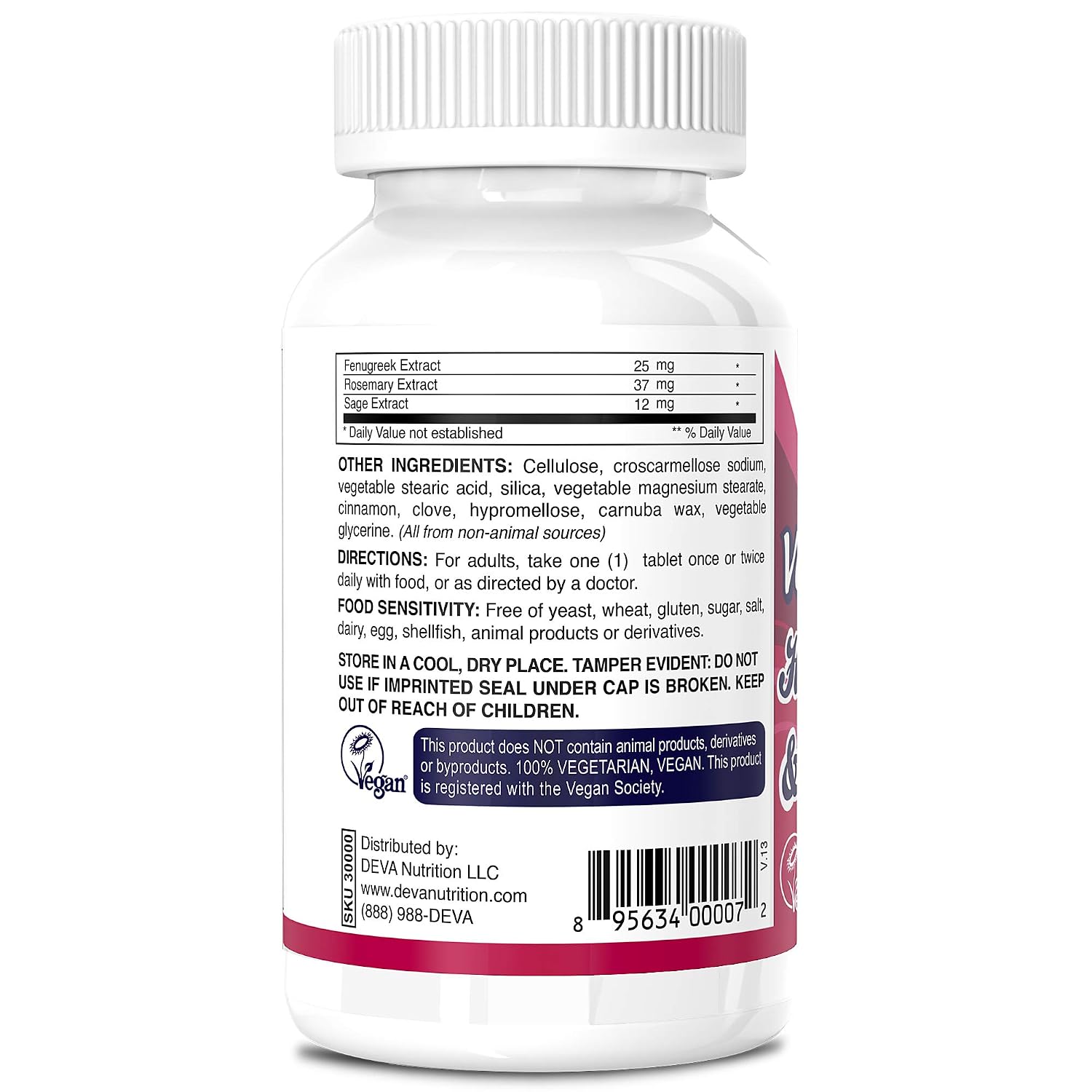 Deva - Hair, Nails & Skin 90 Comprimidos (Vegano)