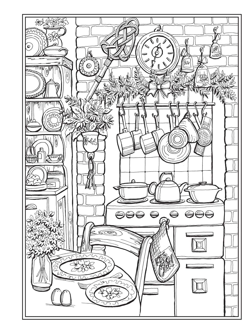 Creative Haven Country Charm: Adult Coloring Book