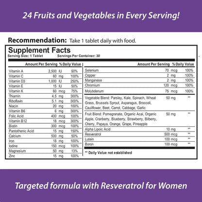 Reload! for Women - Multivitamínico, – Calcio y hierro: minerales clave para la salud ósea y la formación de – Image 2