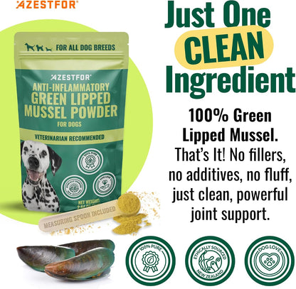 Azestfor Polvo de Mejillón de Labio Verde Antiinflamatorio para Perros – Image 2