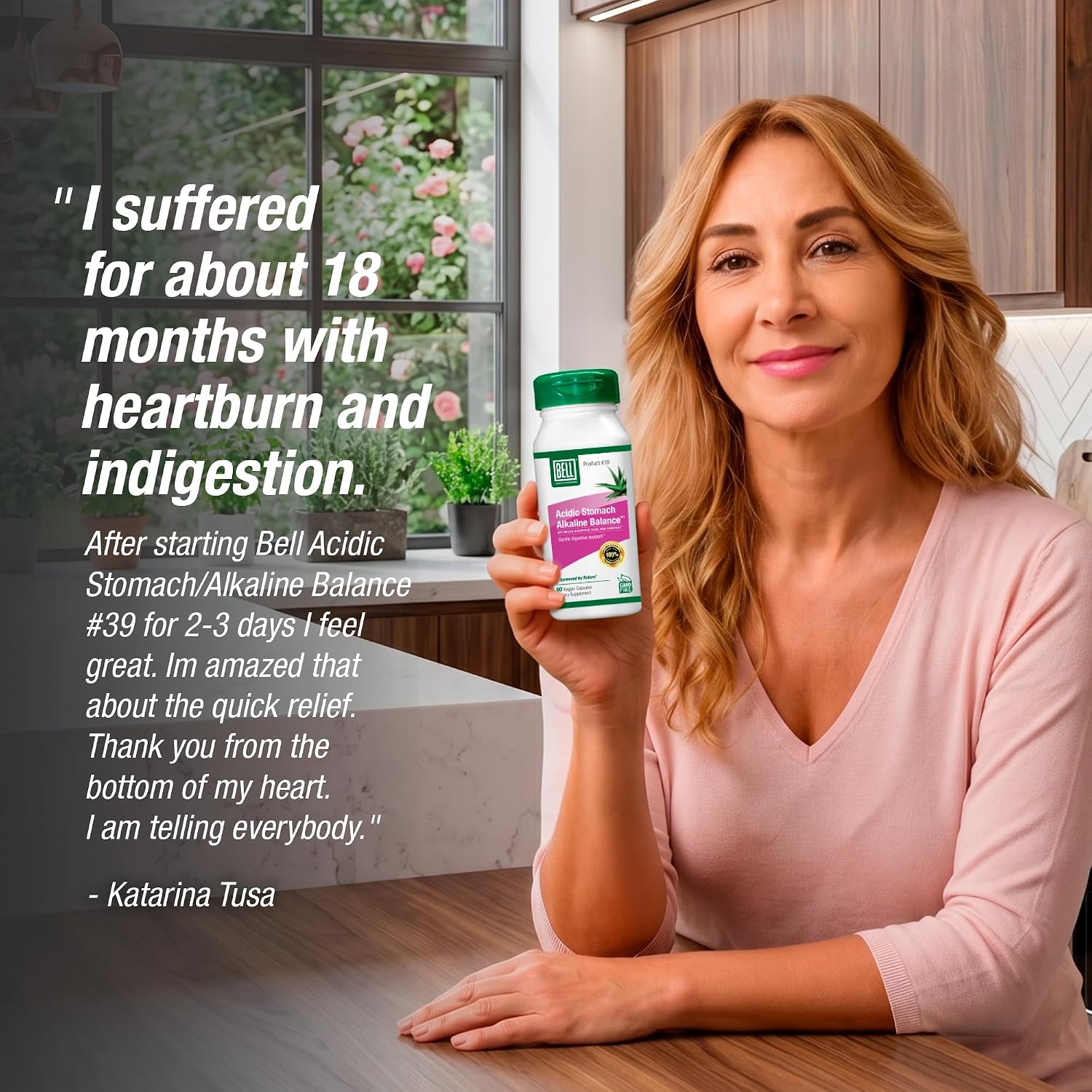 Bell Acidic Stomach Alkaline Balance - 60 Cápsulas