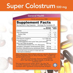 Super Colostrum 500 mg – 90 Cápsulas Veganas – NOW Foods