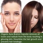 Organic Aura Cápsulas de Brahmi - 120 uds.