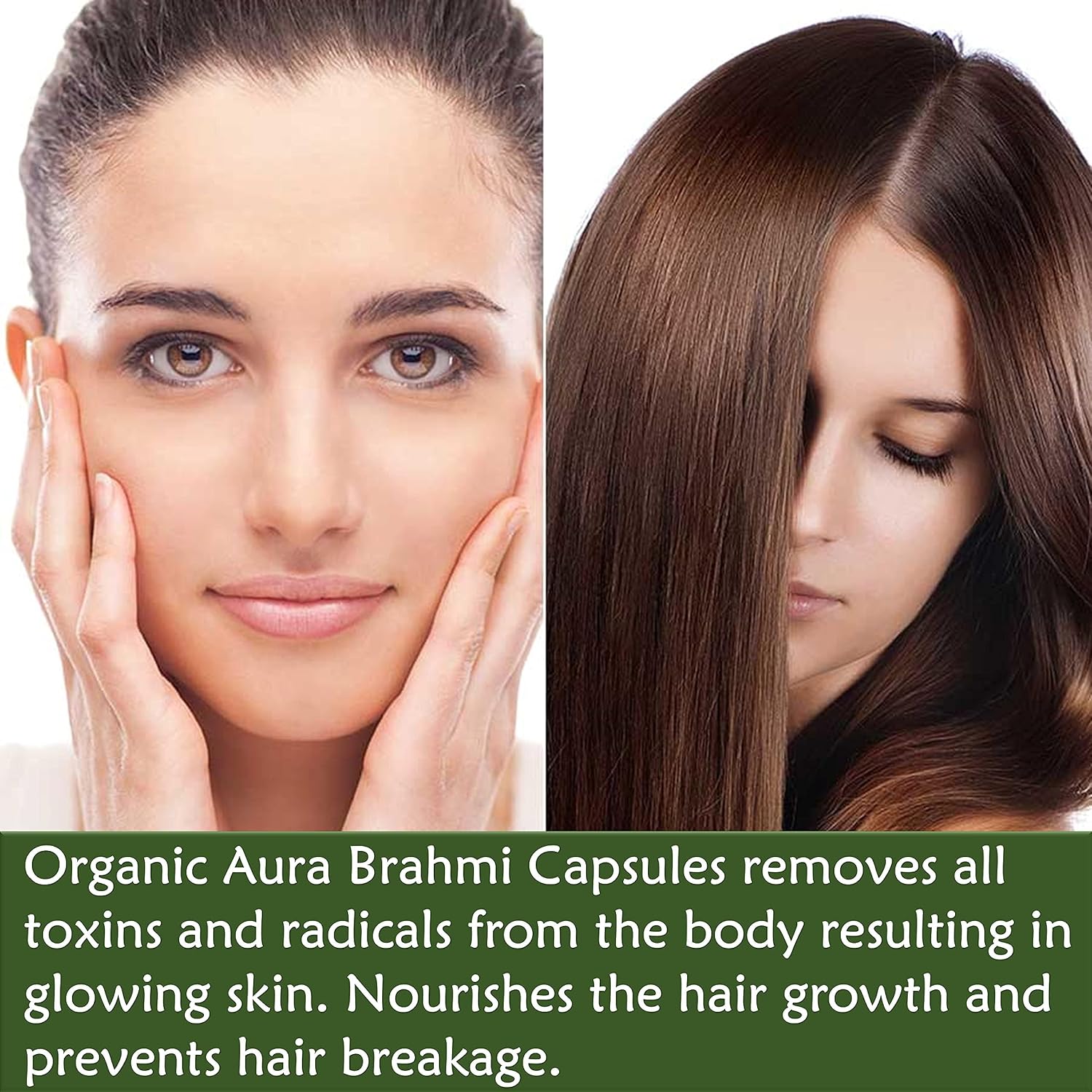 Organic Aura Cápsulas de Brahmi - 120 uds.
