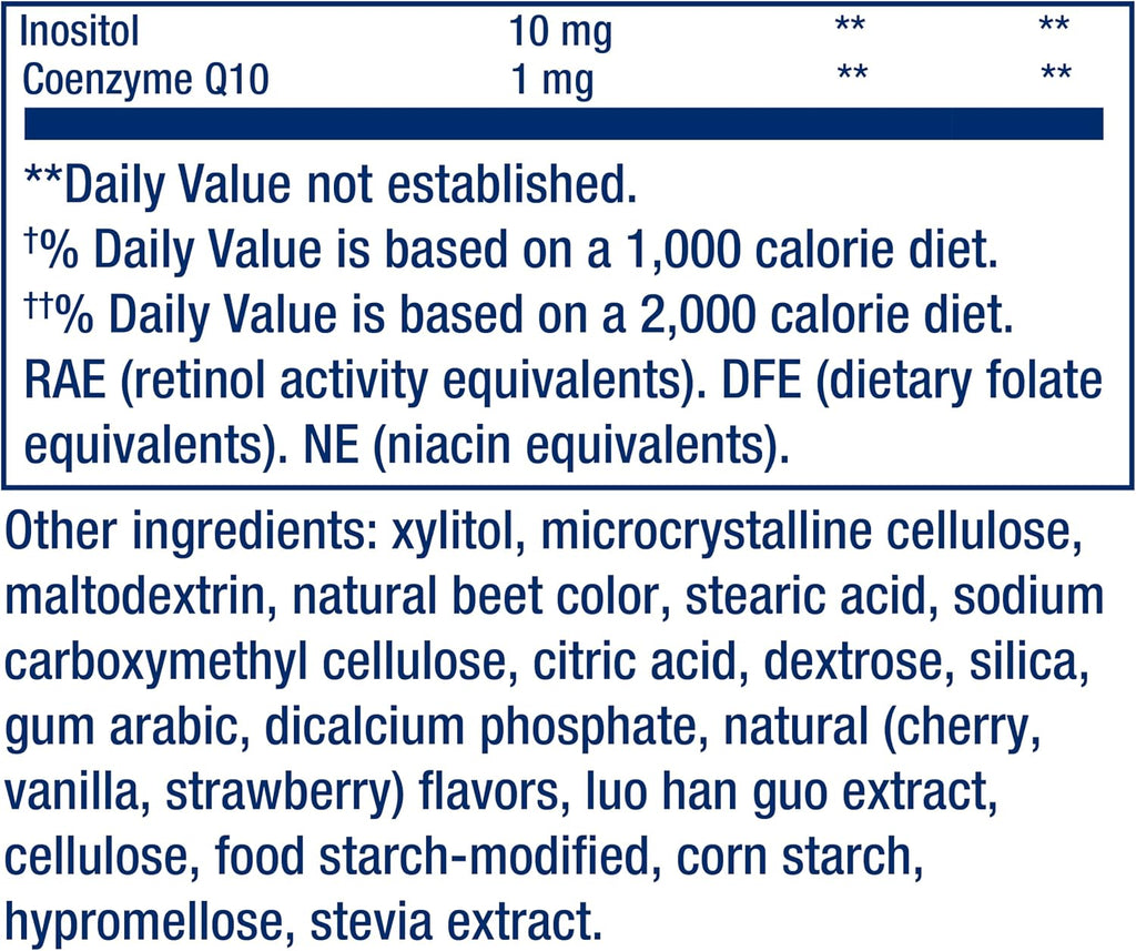 Life Extension Children's Formula Mix™ Multivitamínico para niños, 18 vitaminas y minerales, sabor a bayas, 120 comprimidos masticables