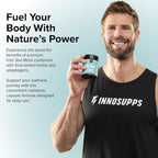 InnoSupps Wild Sea Moss Cápsulas - Complemento de Musgo Marino para Vitalidad y Salud Digestiva (30 Porciones)