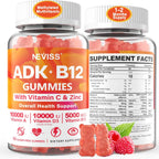 Methylated Multivitamin con Vitamina D3 K2, B12, A, C, Zinc - Gominolas Sin Azúcar Veganas