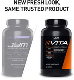 Vita JYM Multivitamínico y Mineral Diario para Hombres y Mujeres - Complejo Vitamínico con Hierro, A, C, B6, B12, E, K2, Boro, Biotina, Potasio y Más - 60 Comprimidos