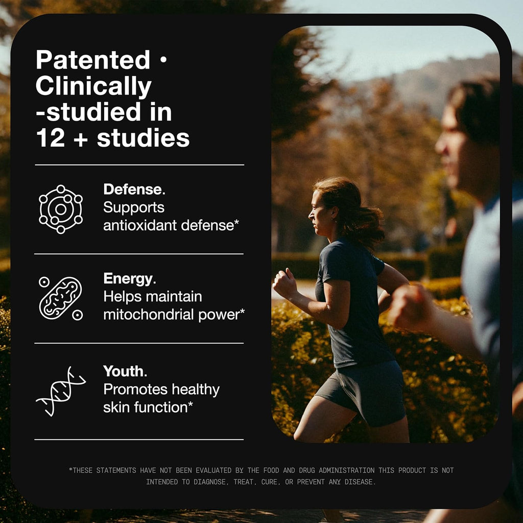 Ergothioneina con MitoPrime® - Alta Potencia 30mg con 98% de Pureza - Suplemento de L-Ergothioneina - Apoyo a la Longevidad e Inmunidad - Probado en Laboratorio, 90 Cápsulas