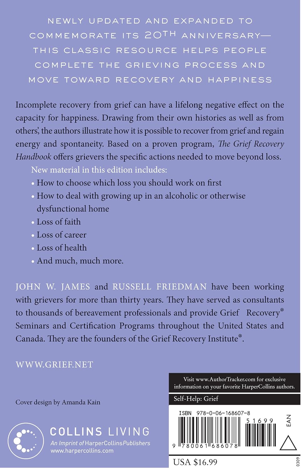 The Grief Recovery Handbook (20th Anniversary Edition): A step-by-step program for moving beyond loss