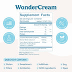 WONDERCOW WonderCream - Suplemento Cremoso con Calostro Bovino y Melena de León Orgánica
