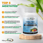 Methylated Men's Multivitamins - Multivitamínico Diario para Hombres con 44 Alimentos Orgánicos Integrales y Nutrientes Fermentados