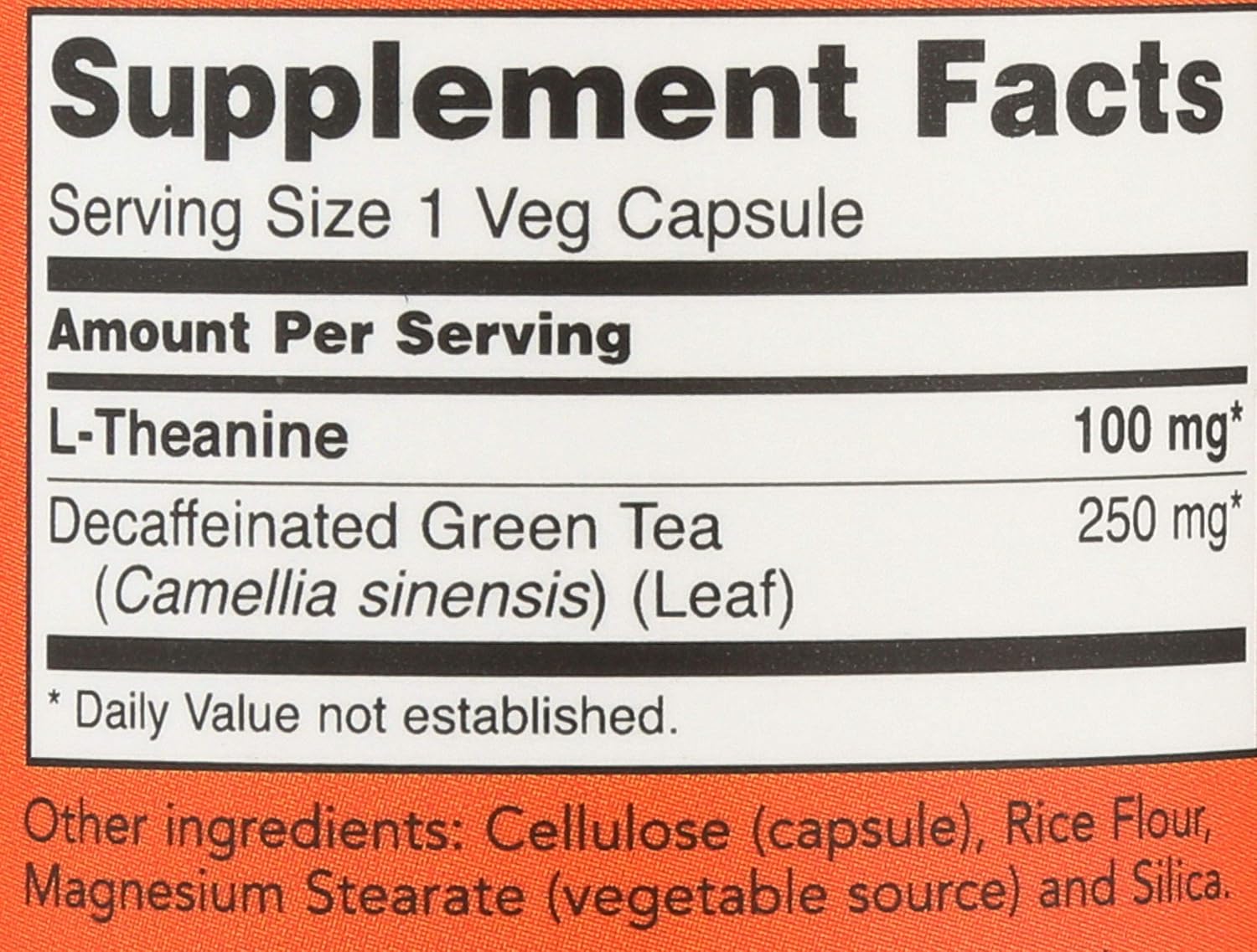 NOW Foods L-Teanina 100 mg, paquete doble de 2 frascos (180 cápsulas)