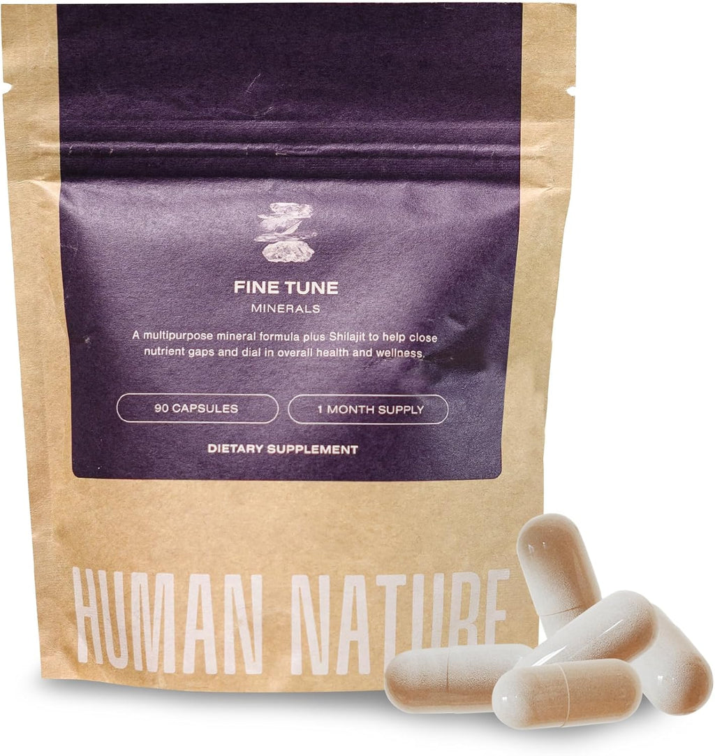 Human Nature Fine Tune: Suplemento Multiusos Diario con Shilajit del Himalaya, Minerales Antiguos, Sal Real y Algas Marinas