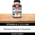 Kaya Naturals Multivitamínico en Gominolas para Adultos, 120 gominolas, Sabor Fresa
