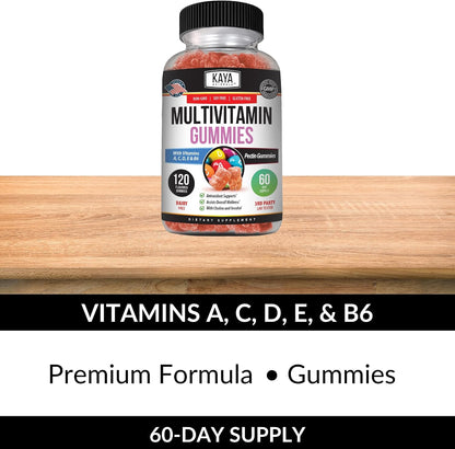 Kaya Naturals Multivitamínico en Gominolas para Adultos, 120 gominolas, Sabor Fresa – Image 5