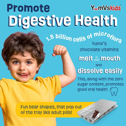 YUM-V'S Probióticos para Niños Ositos de – Forma de administración: los ositos masticables son ideales para niños – Image 4