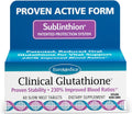 EuroMedica Clinical Glutathione - Suplemento Antioxidante con L-Glutation - Alta Absorción - Vegano - 60 Comprimidos de Disolución Lenta