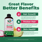 MaryRuth's Multivitamínico Líquido + Crecimiento del Cabello | Biotina 10000mcg | 450 ml