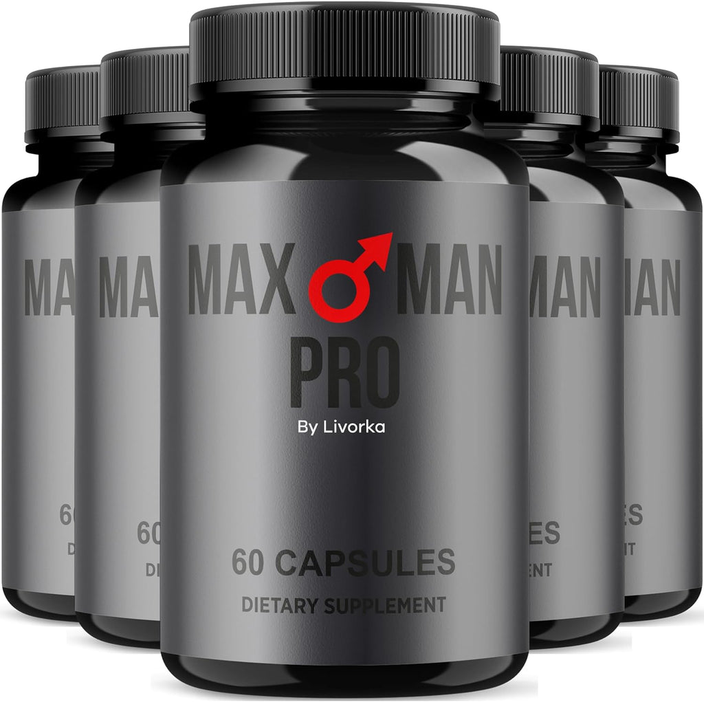 MaxMan Pro Cápsulas - Complemento Alimenticio 300 Cápsulas (Pack de 5)