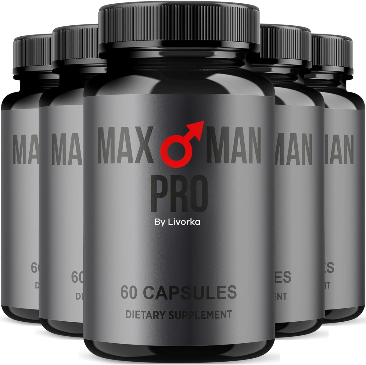 MaxMan Pro Cápsulas - Complemento Alimenticio 300 Cápsulas (Pack de 5) - görsel 1