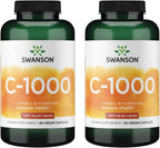 Swanson Vitamina C con Escaramujo - 90 Cápsulas, 1000 mg