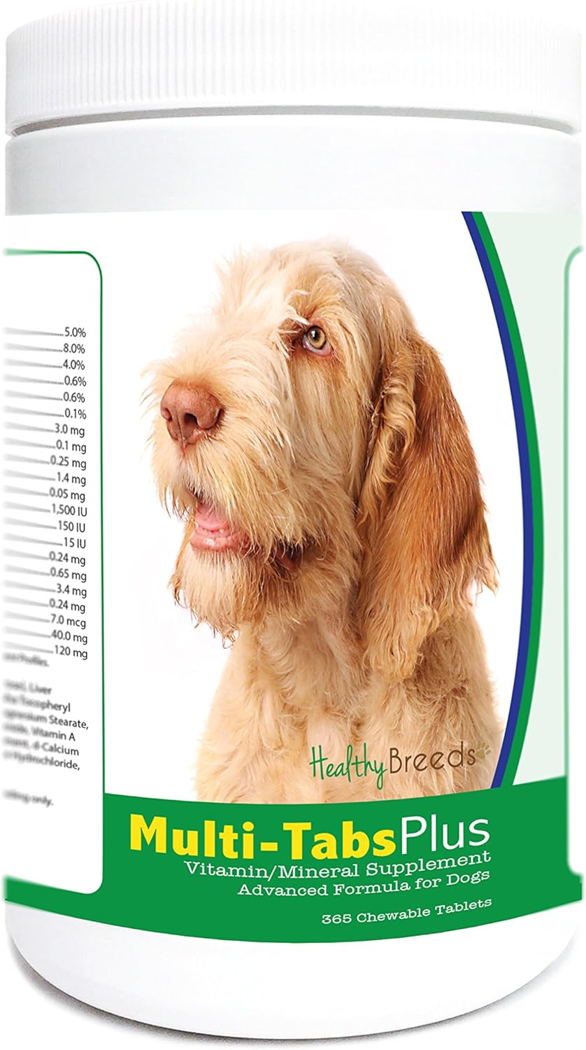 Healthy Breeds Spinoni Italiani Multi-Tabs Plus Comprimidos Masticables, 365 unidades