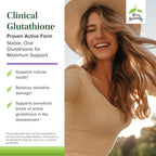 Terry Naturally Clinical Glutathione - Suplemento Antioxidante con L-Glutation - Alta Absorción - 60 Comprimidos Bucodispersables (Pack de 2)