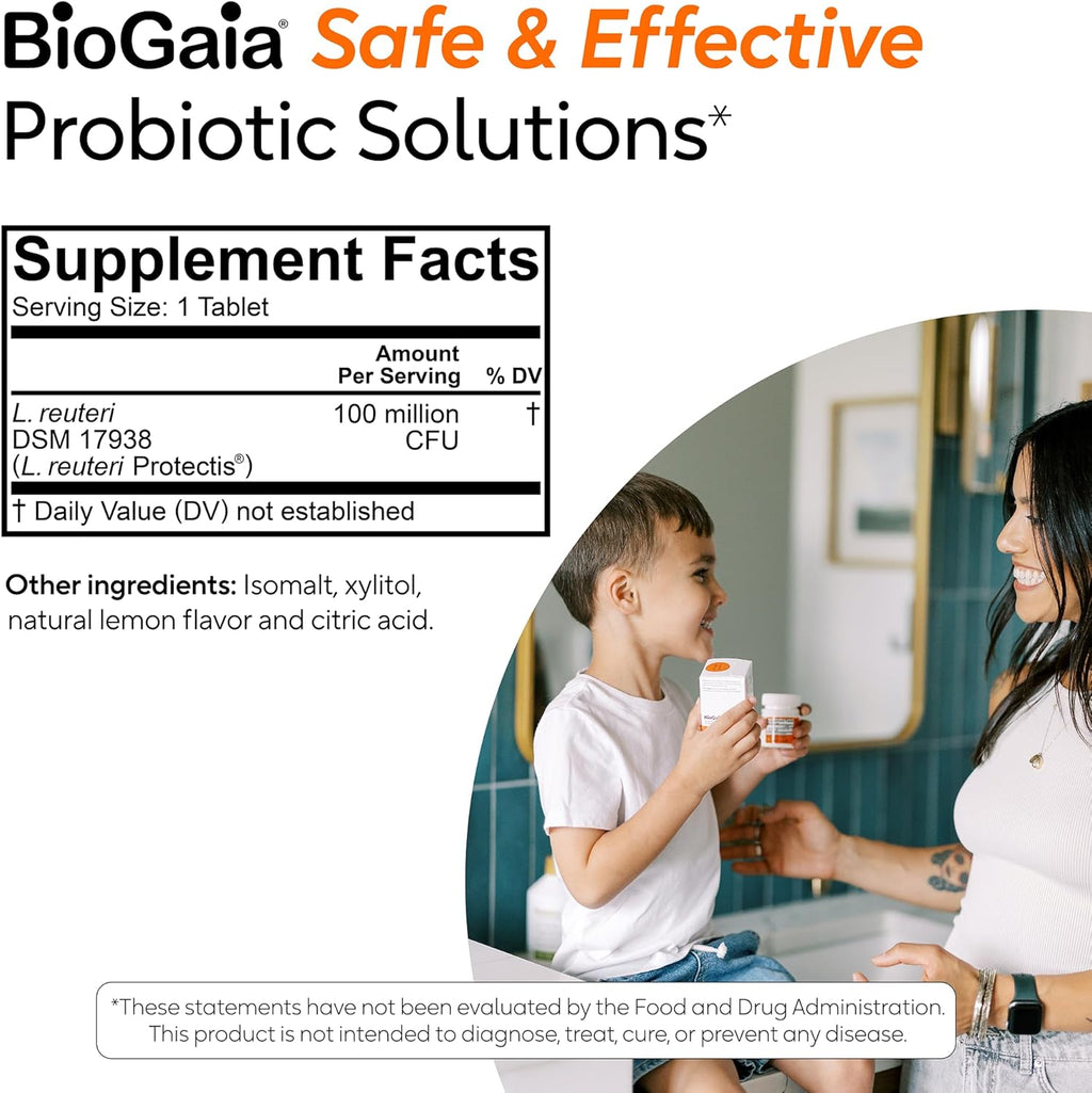 BioGaia Kids Probiotic Chewable - 120 Tablets