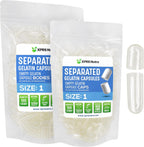 XPRS Nutra Cápsulas Vacías de Gelatina Tamaño 1 - 1000 uds