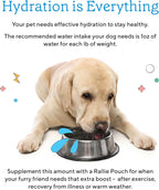 Rallie Agua Hidrogenada Sabor Carne para Perros con Electrolitos, Glucosamina y Vitaminas B - Paquete de 6 Botellas de 500ml