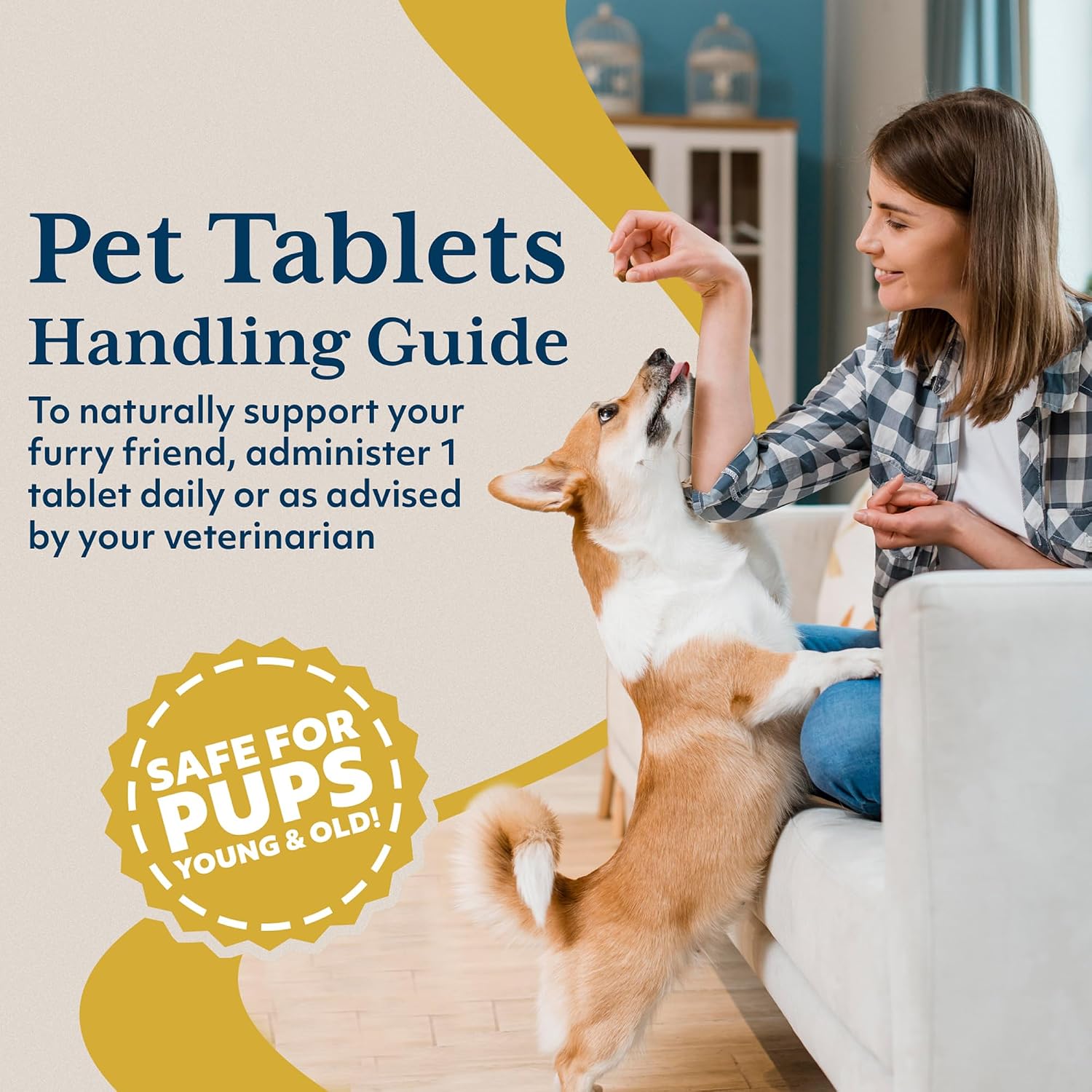 Ayush Pet Livit-2 - Suplemento Hepático Natural para Mascotas (90 Dosis)