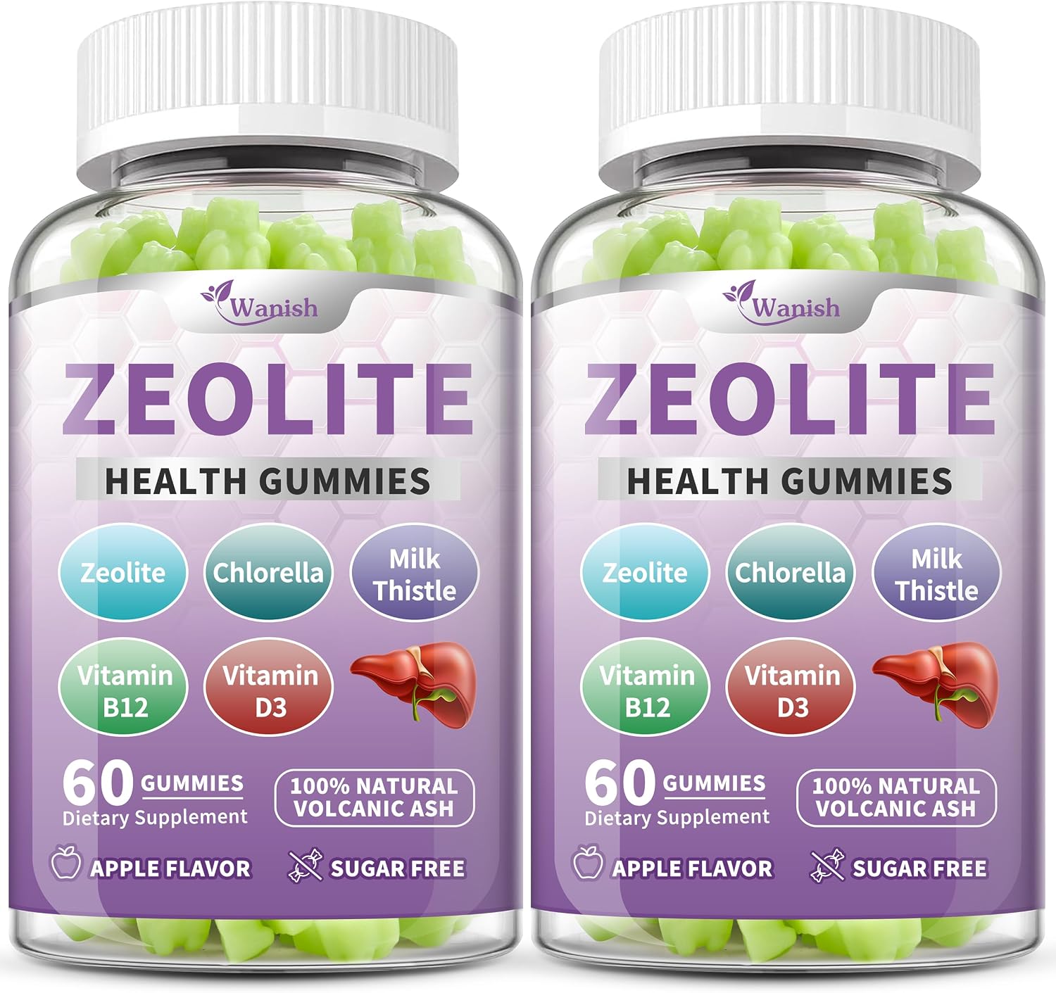 Gotas Premium de Zeolita para Mujeres - 99%+ Ceniza Volcánica Natural Pura con Vitamina B12 y D3 - 118 ml