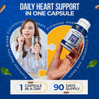 Nature's Nectar Nattokinasa Orgánica 250mg - Doble Concentración 5000 FU - Apoya la Salud Cardiovascular y Circulación Sanguínea - 90 Cápsulas