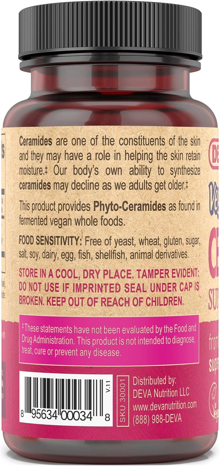 DEVA Ceramidas Veganas, 60 Comprimidos (Pack de 2)