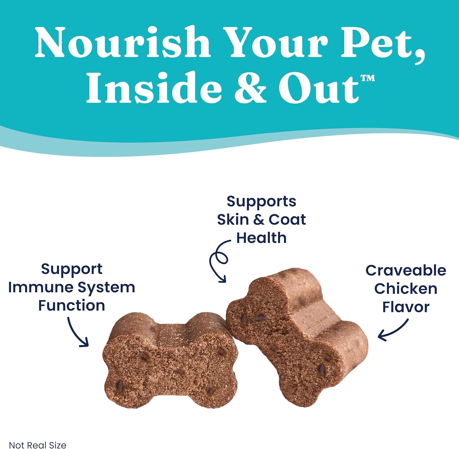 Solid Gold Omega 3 Masticables para Perros - Sabor a Pollo - 120 unidades
