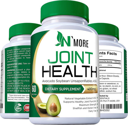 N'More ASU 400 mg - Insaponificables de Aguacate y Soja para Articulaciones - 60 Cápsulas – Image 2